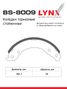 LYNXauto BS-8009 Колодки тормозные барабанные | зад | - 2