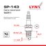 LYNXauto SP-143 Свеча зажигания 5acr11 (Nickel) - 2
