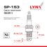 LYNXauto SP-153 Свеча зажигания 5bcdr11 (Nickel) - 2
