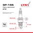 LYNXauto SP-155 Свеча зажигания 6fcr (Nickel) lada 8кл. 2101-07/2108-99/2110/2121/2131/1111/volga/gazelle/sobol - 2