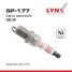 LYNXauto SP-177 Свеча зажигания 5bcyr (Nickel) - 1