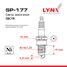 LYNXauto SP-177 Свеча зажигания 5bcyr (Nickel) - 2