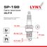 LYNXauto SP-198 Свеча зажигания 6blip1r (Iridium + Platinum) - 2