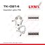 LYNXauto TK-0214 Комплект цепи ГРМ - 1