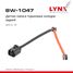 LYNXauto BW-1047 Датчик износа тормозных колодок | зад | - 1