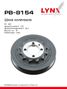 LYNXauto PB-8154 Шкив ременной коленчатого вала - 1