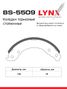 LYNXauto BS-5509 Колодки тормозные барабанные | зад прав/лев | - 2