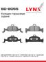 LYNXauto BD-8055 Колодки тормозные дисковые | зад прав/лев | - 1