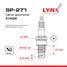 LYNXauto SP-271 Свеча зажигания 9yvndr (Nickel) - 3