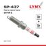LYNXauto SP-437 Свеча зажигания 6nyiir-e (Double Iridium) - 1