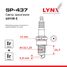 LYNXauto SP-437 Свеча зажигания 6nyiir-e (Double Iridium) - 3