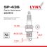 LYNXauto SP-436 Свеча зажигания 6mcxr10 (Nickel) - 3