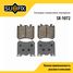 SUFIX SX-1072 Колодки тормозные дисковые | перед прав/лев | - 1