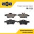 SUFIX SX-1125 Колодки тормозные дисковые | зад прав/лев | - 1