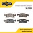 SUFIX SX-1229 Колодки тормозные дисковые | перед прав/лев | - 1