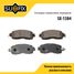 SUFIX SX-1384 Колодки тормозные дисковые | перед прав/лев | - 1