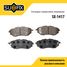 SUFIX SX-1417 Колодки тормозные дисковые | перед прав/лев | - 1