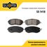 SUFIX SX-1418 Колодки тормозные дисковые | перед прав/лев | - 1