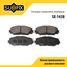 SUFIX SX-1438 Колодки тормозные дисковые | перед прав/лев | - 1