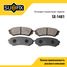 SUFIX SX-1481 Колодки тормозные дисковые | зад прав/лев | - 1
