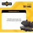 SUFIX SX-1482 Колодки тормозные дисковые | перед прав/лев | - 3