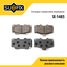 SUFIX SX-1485 Колодки тормозные дисковые | перед прав/лев | - 1