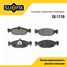 SUFIX SX-1110 Колодки тормозные дисковые | перед прав/лев | - 1
