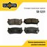 SUFIX SX-1231 Колодки тормозные дисковые | зад прав/лев | - 1