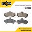 SUFIX SX-1008 Колодки тормозные дисковые | перед прав/лев | - 1