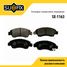 SUFIX SX-1163 Колодки тормозные дисковые | перед прав/лев | - 1
