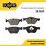 SUFIX SX-1051 Колодки тормозные дисковые | перед прав/лев | - 1