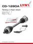 LYNXauto CD-1280A Привод в сборе l | перед лев | - 1