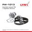 LYNXauto PW-1013 Комплект ремня ГРМ с водяным насосом (усиленный ремень) - 1
