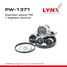 LYNXauto PW-1371 Комплект ремня ГРМ с водяным насосом (усиленный ремень) - 1