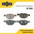 SUFIX SX-1605 Колодки тормозные дисковые | перед прав/лев | - 1