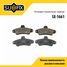 SUFIX SX-1661 Колодки тормозные дисковые | зад прав/лев | - 1