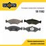 SUFIX SX-1582 Колодки тормозные дисковые | перед прав/лев | - 1