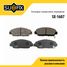 SUFIX SX-1607 Колодки тормозные дисковые | перед прав/лев | - 1