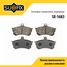 SUFIX SX-1683 Колодки тормозные дисковые | перед прав/лев | - 1