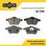 SUFIX SX-1599 Колодки тормозные дисковые | перед прав/лев | - 1