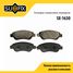 SUFIX SX-1630 Колодки тормозные дисковые | перед прав/лев | - 1