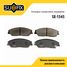 SUFIX SX-1545 Колодки тормозные дисковые | перед прав/лев | - 1