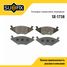 SUFIX SX-1738 Колодки тормозные дисковые | перед прав/лев | - 1