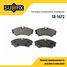SUFIX SX-1672 Колодки тормозные дисковые | перед прав/лев | - 1