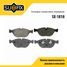 SUFIX SX-1818 Колодки тормозные дисковые | перед прав/лев | - 1