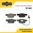 SUFIX SX-1665 Колодки тормозные дисковые | перед прав/лев | - 1