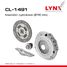 LYNXauto CL-1491 Комплект сцепления (O 190 mm) - 1
