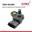 LYNXauto DM-5430 Датчик давления во впускной трубе - 1