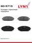 LYNXauto BD-5715 Колодки тормозные дисковые | перед | - 1