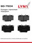 LYNXauto BD-7504 Колодки тормозные дисковые | перед | - 1